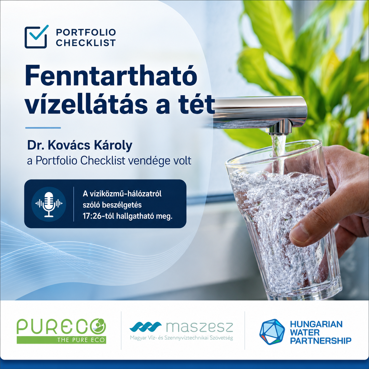 A fenntartható vízellátás a tét