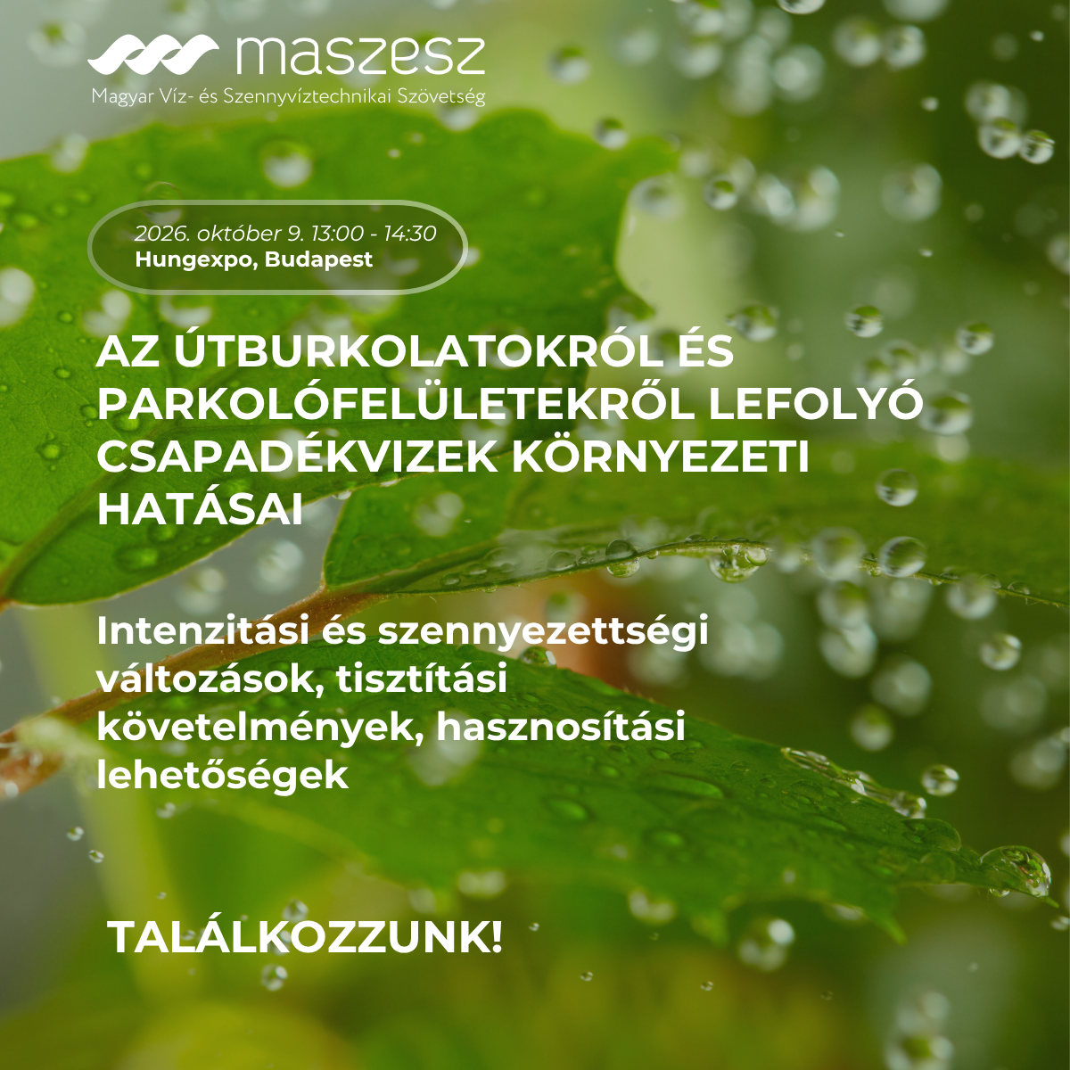 Csapadékvíz-tisztítás